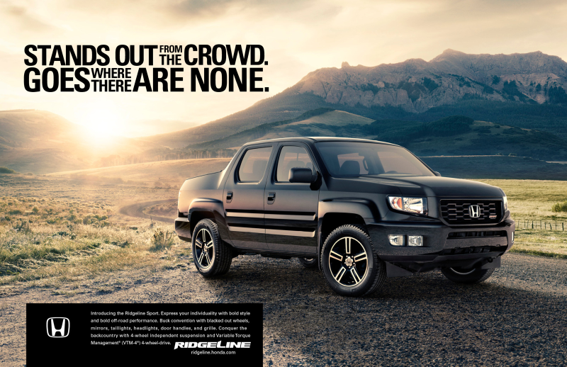 Illustration for article titled The Honda Ridgeline Is Not A Utilitarian Pickup Truck
